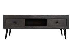 vidaxl Mesa de centro madeira de mangueira maciça 100x60x35 cm^ Mesa De Centro