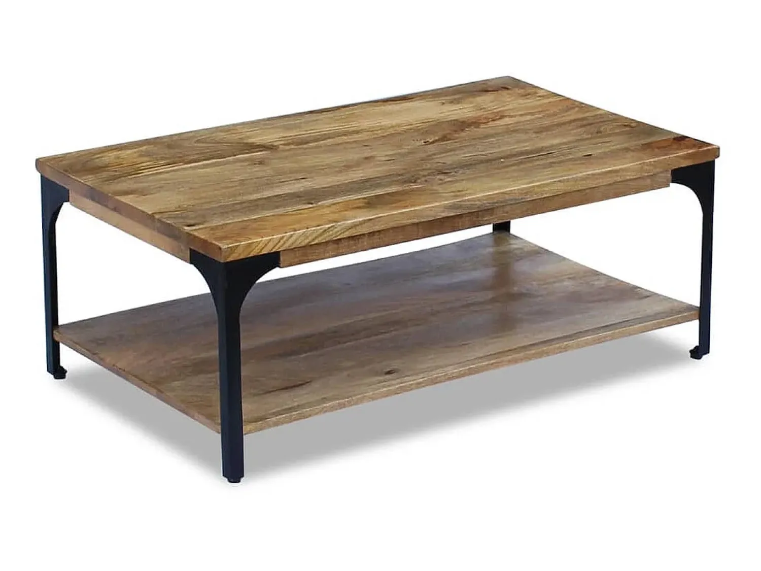 Mesa De Centro| Mesa de centro, madeira de mangueira 100x60x38 cm PT111678 Castanho