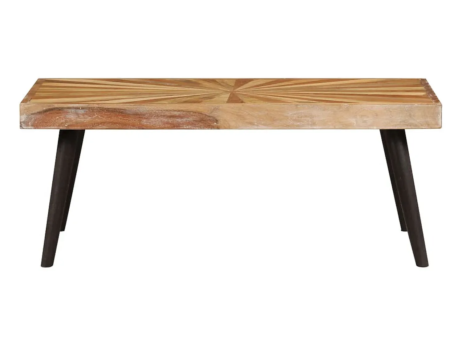 Mesa De Centro* Mesa de centro madeira de mangueira maciça 90x55x36 cm PT998360 Castanho