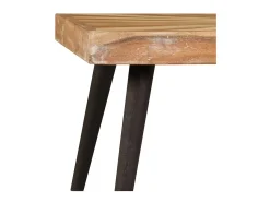 Mesa De Centro* Mesa de centro madeira de mangueira maciça 90x55x36 cm PT998360 Castanho