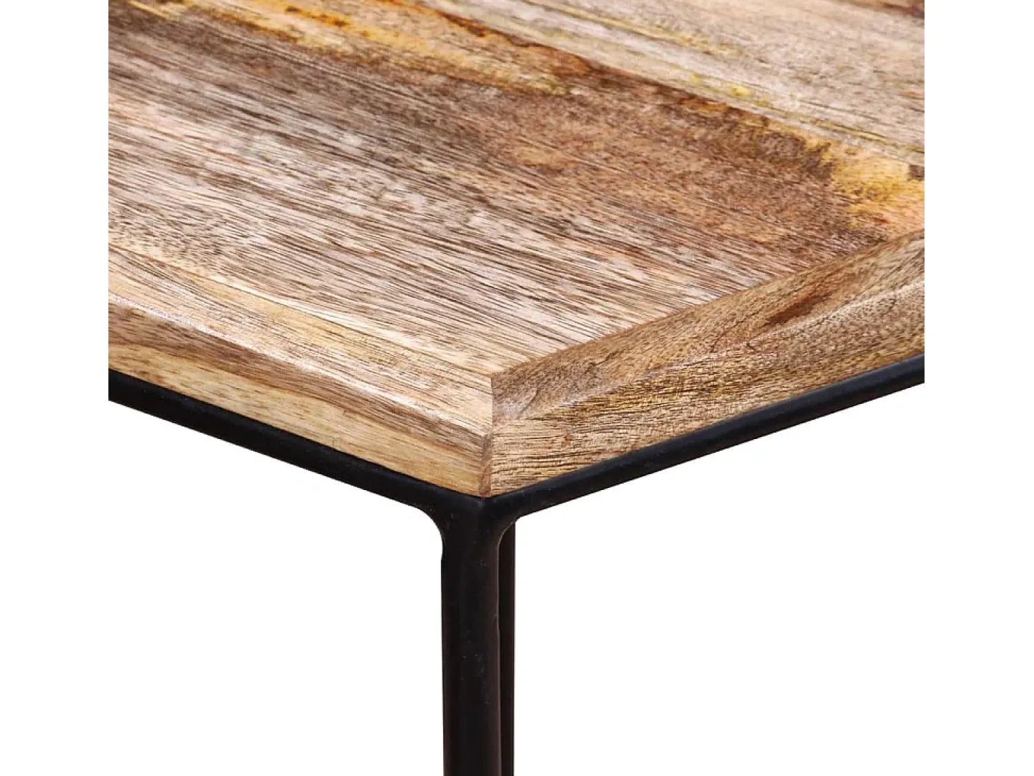 Mesa De Centro|vidaxl Mesa de centro madeira de mangueira maciça 56x48x40 cm Natural claro