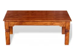 vidaxl Mesa de centro madeira de acácia maciça 110x60x45 cm^ Mesa De Centro