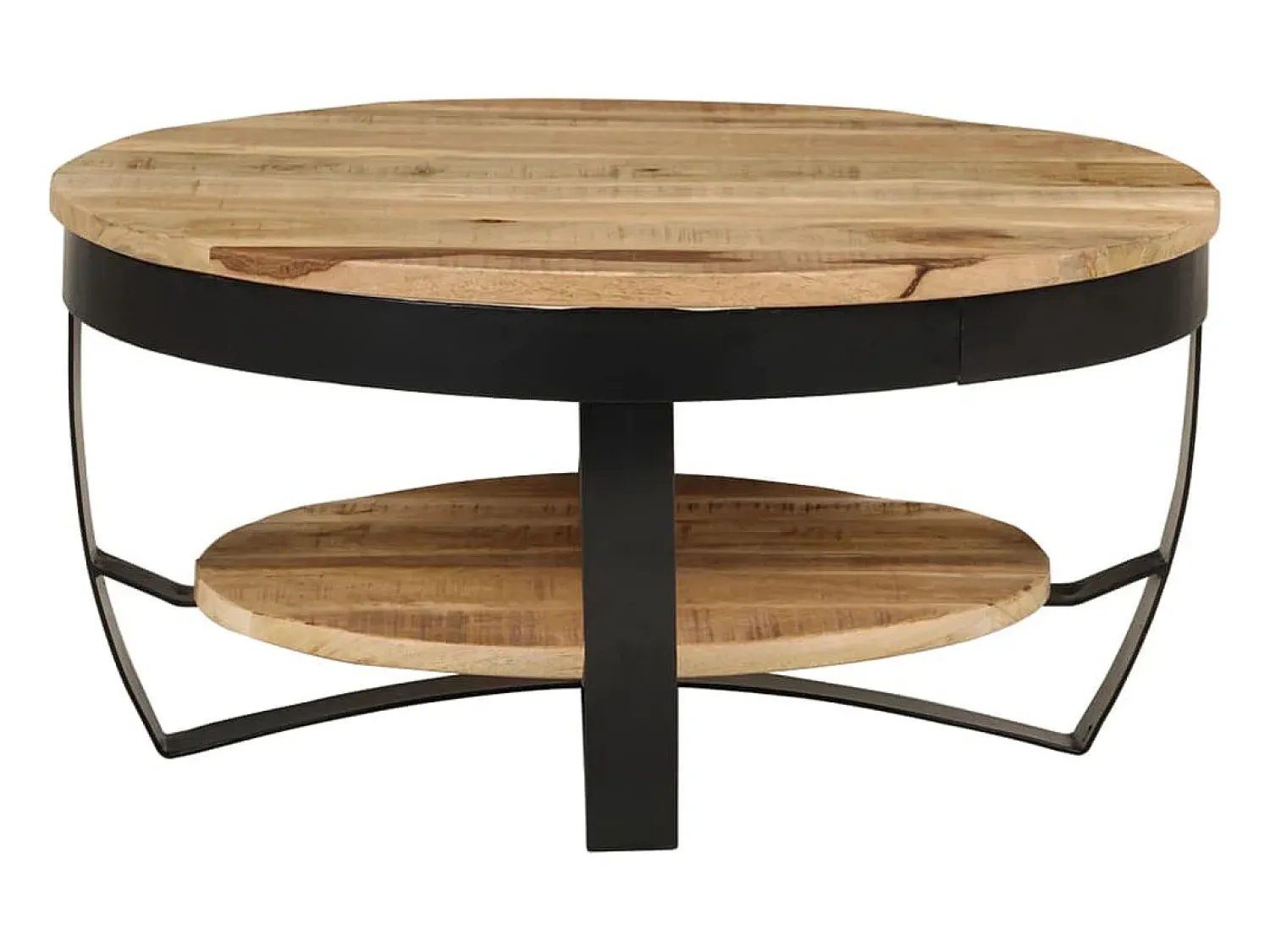 Mesa De Centro* Mesa de centro madeira de mangueira maciça áspera 65x32 cm PT311285 Castanho