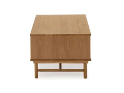 Mesa De Centro*VS Venta-stock Mesa de Centro Magnus 1 Porta de correr e 1 Vão, Madeira Maciça Castanho