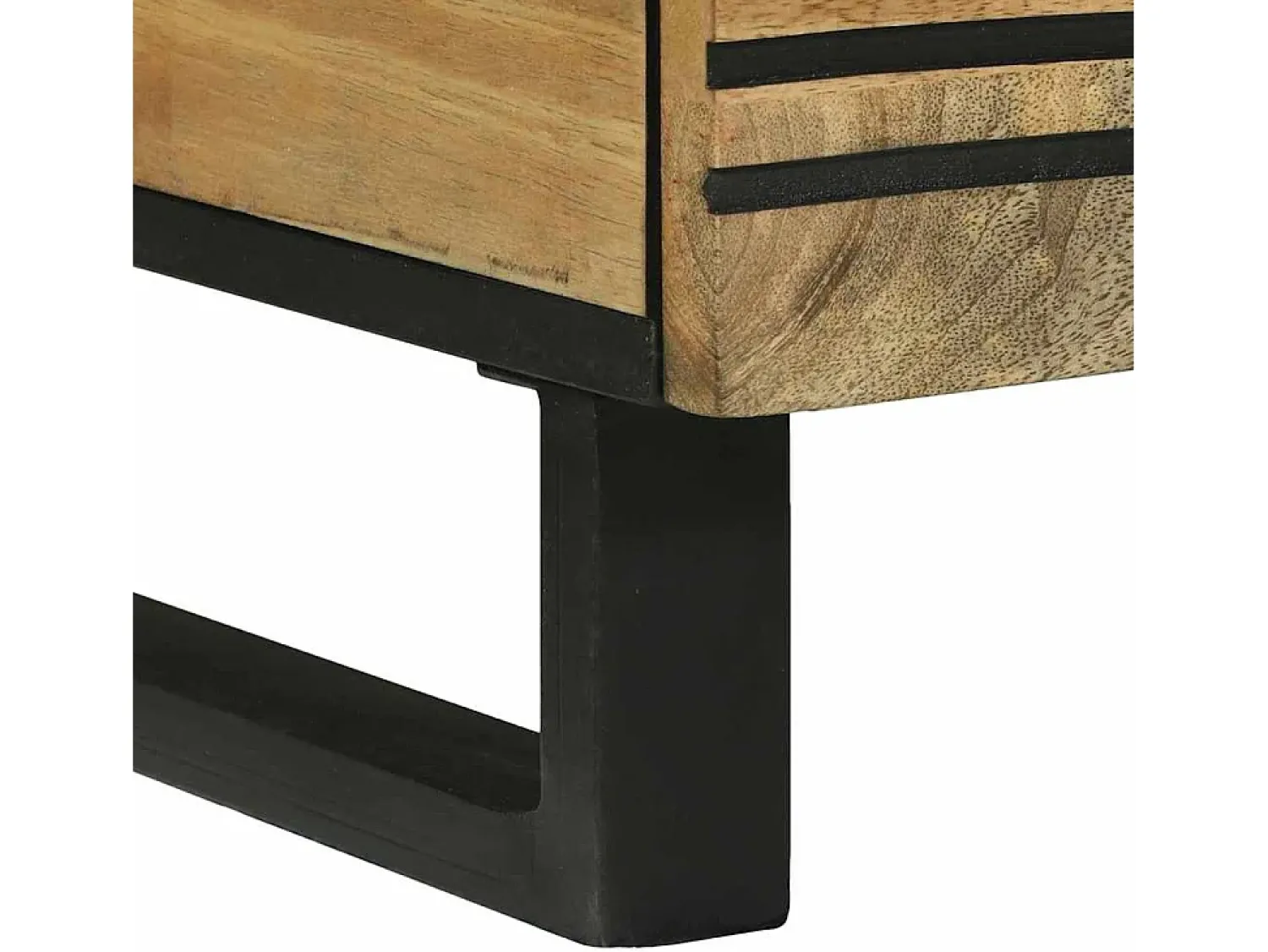 Mesa De Centro*vidaxl Mesa de centro Marrom e Preto 100 x 54 x 40 cm Castanho