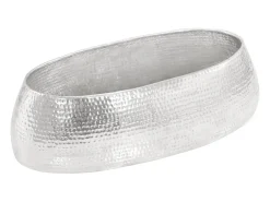 Mesa De Centro|vidaxl Mesa de centro martelada 100x50x28 cm Prateado