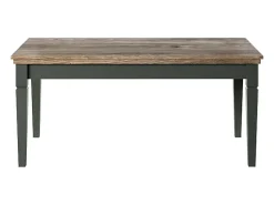 Sale Petits-Meubles Mesa de centro Martin verde e madeira 60cm Castanho