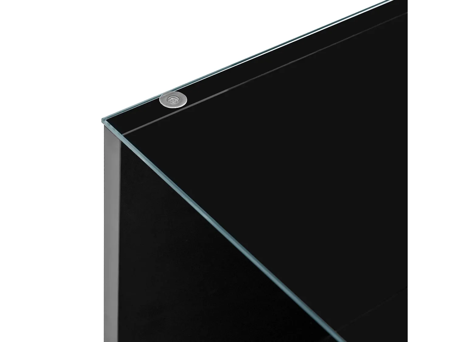 Sale Mesa de centro moderna e minimalista de 105 cm com espaço de armazenamento, iluminação ambiente em LED, preta. Preto