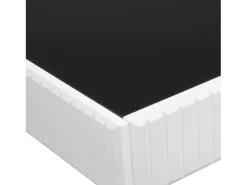 Mesa De Centro|ModernLuxe Mesa de centro moderna 110x50.5x41 cm - Tampo preto brilhante - Estrutura de ferro - MDF + painéis de partículas - Preto e branco Preto / Branco