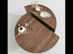 Best Concept-Usine Mesa de centro modular cor nogueira MILA Castanho