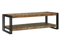Mesa De Centro*vidaxl Mesa de centro Multicolor Madeira Reforçada Sólida Multicor