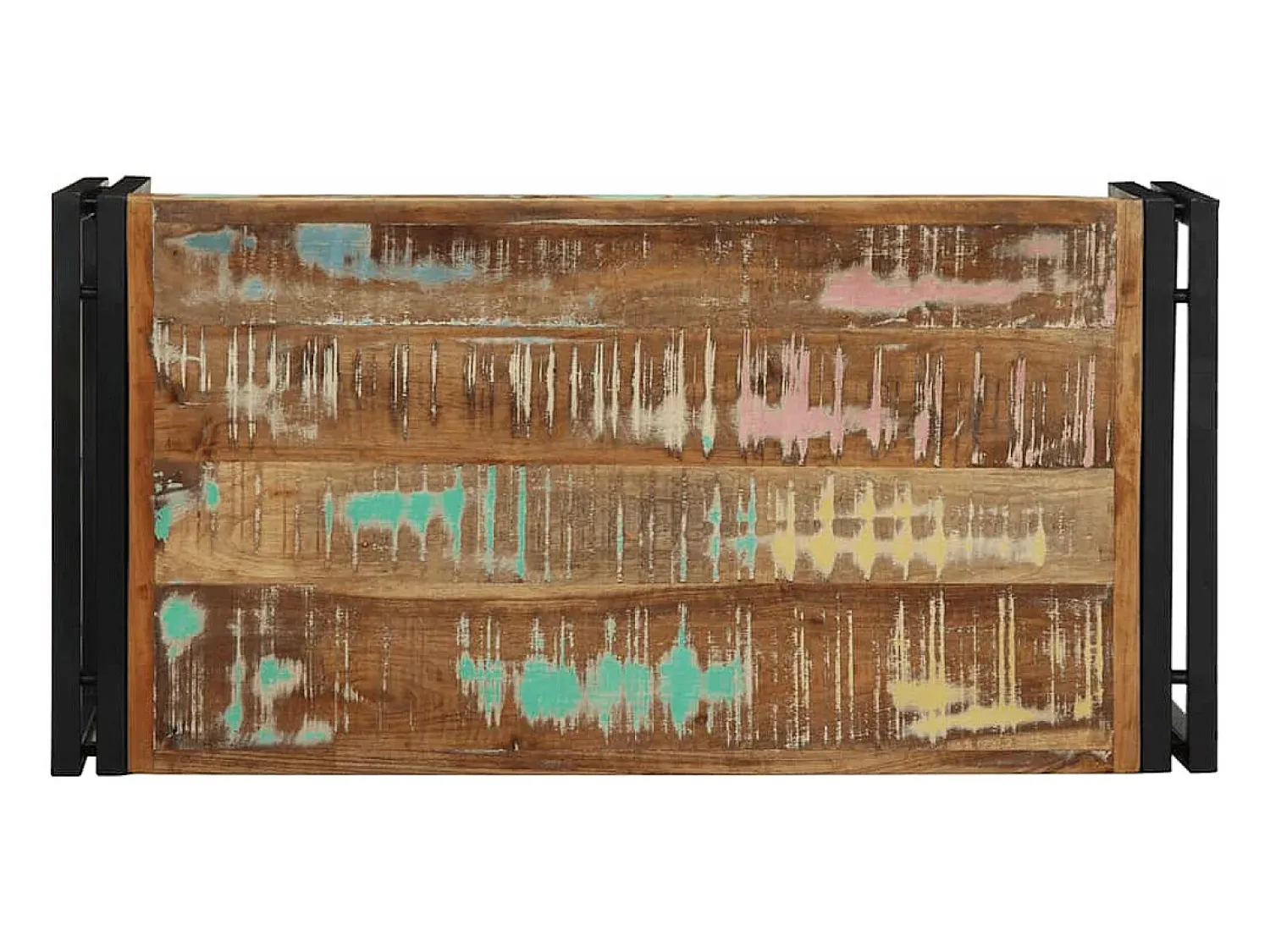 Mesa De Centro|vidaxl Mesa de centro 80x40x35 cm madeira maciça recuperada Multicor