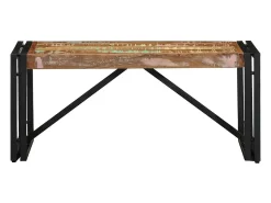 Mesa De Centro|vidaxl Mesa de centro 80x40x35 cm madeira maciça recuperada Multicor