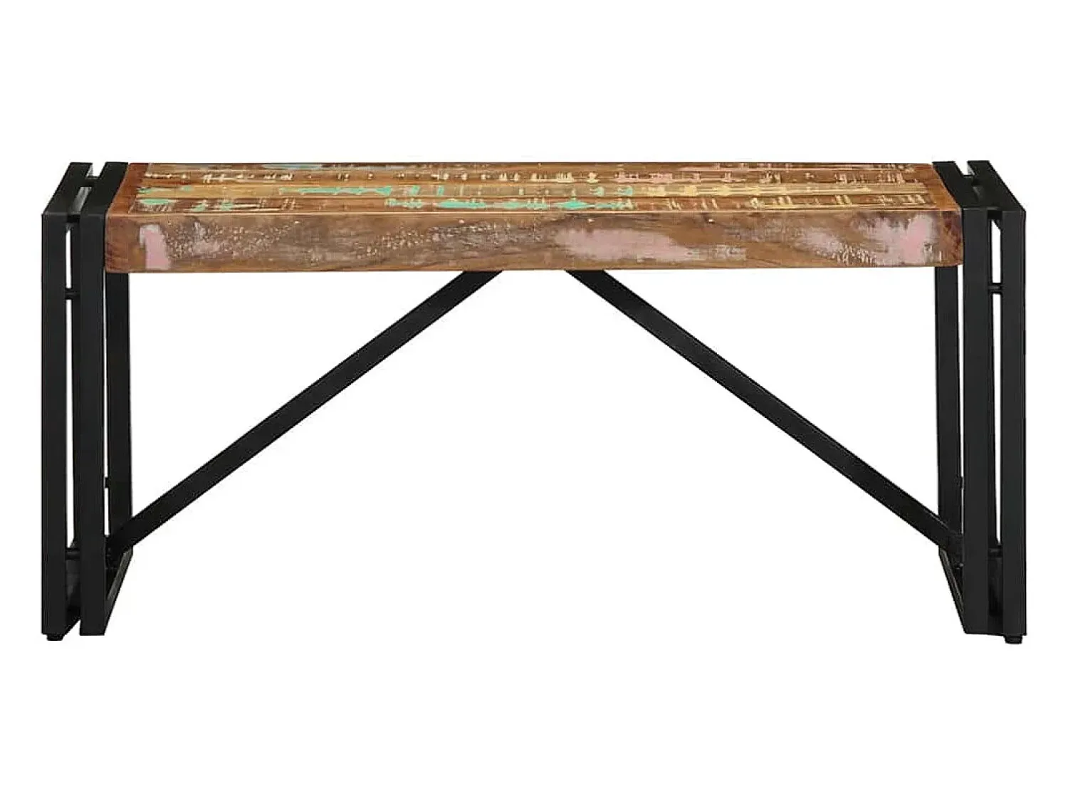 Mesa De Centro|vidaxl Mesa de centro 80x40x35 cm madeira maciça recuperada Multicor