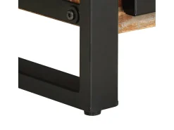 Mesa De Centro*vidaxl Mesa de centro 90x50x36 cm madeira maciça recuperada Multicor