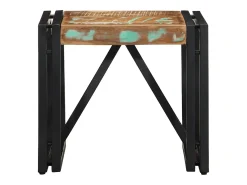 Mesa De Centro|vidaxl Mesa de centro 40x40x35 cm madeira maciça recuperada Multicor