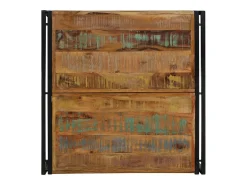 Online vidaxl Mesa de centro 80x80x35 cm madeira maciça recuperada Multicor