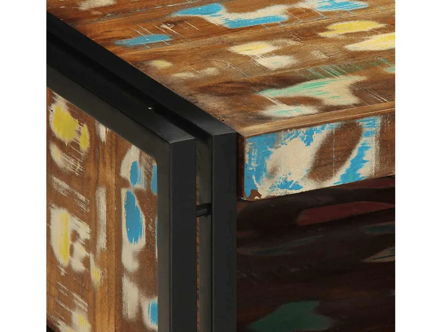 Mesa De Centro|vidaxl Mesa de centro 50x50x38 cm madeira maciça recuperada Multicor