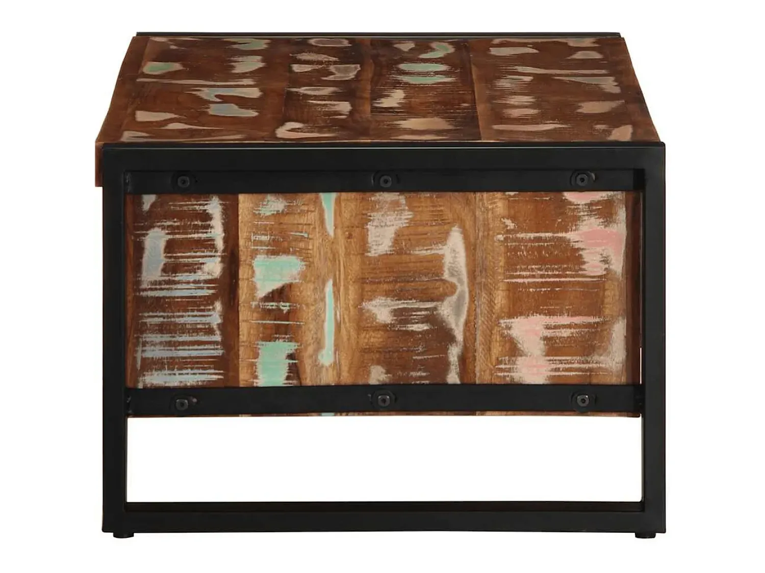 Mesa De Centro*vidaxl Mesa de centro 90x50x36 cm madeira maciça recuperada Multicor