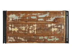 Sale vidaxl Mesa de centro 100x50x35 cm madeira maciça recuperada Multicor