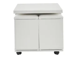 ModernLuxe Mesa de centro multifuncional - transformada em mesa e 4 bancos -^ Mesa De Centro