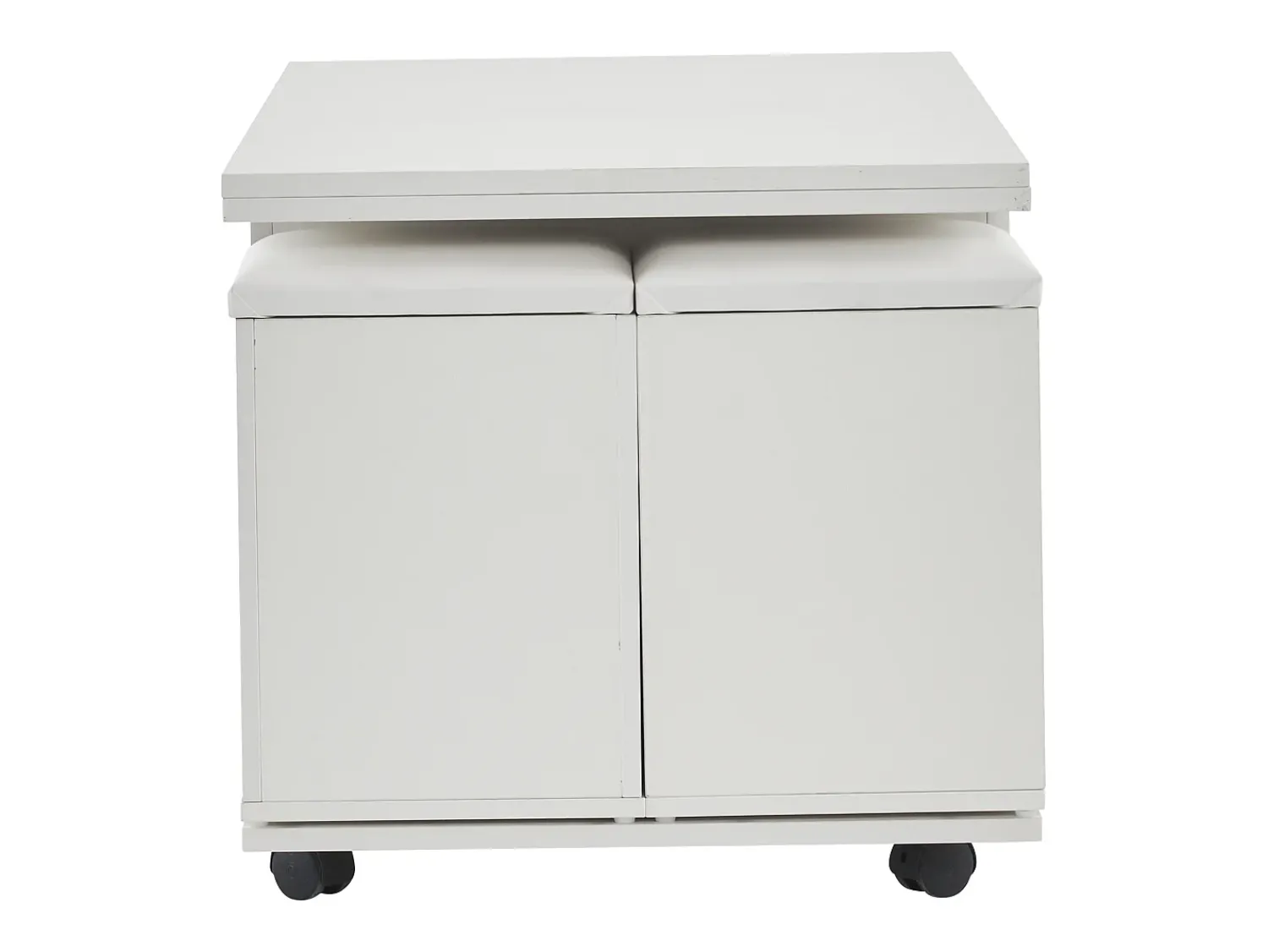 ModernLuxe Mesa de centro multifuncional - transformada em mesa e 4 bancos -^ Mesa De Centro