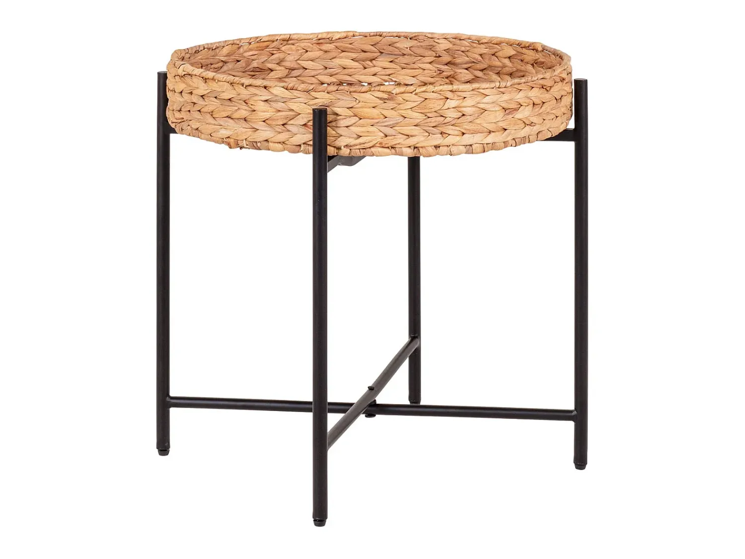 Sale Mesa de Centro Naro, Castanho, 50x50x48,5 cm, Kendra Home Preto