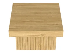 Mesa De Centro*Hauss Spole Mesa de centro natural, aglomerado e MDF, 79x79x46cm Natural claro
