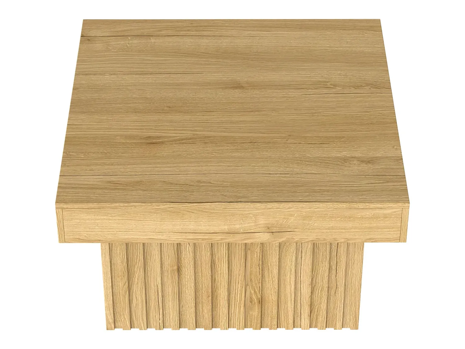 Mesa De Centro*Hauss Spole Mesa de centro natural, aglomerado e MDF, 79x79x46cm Natural claro