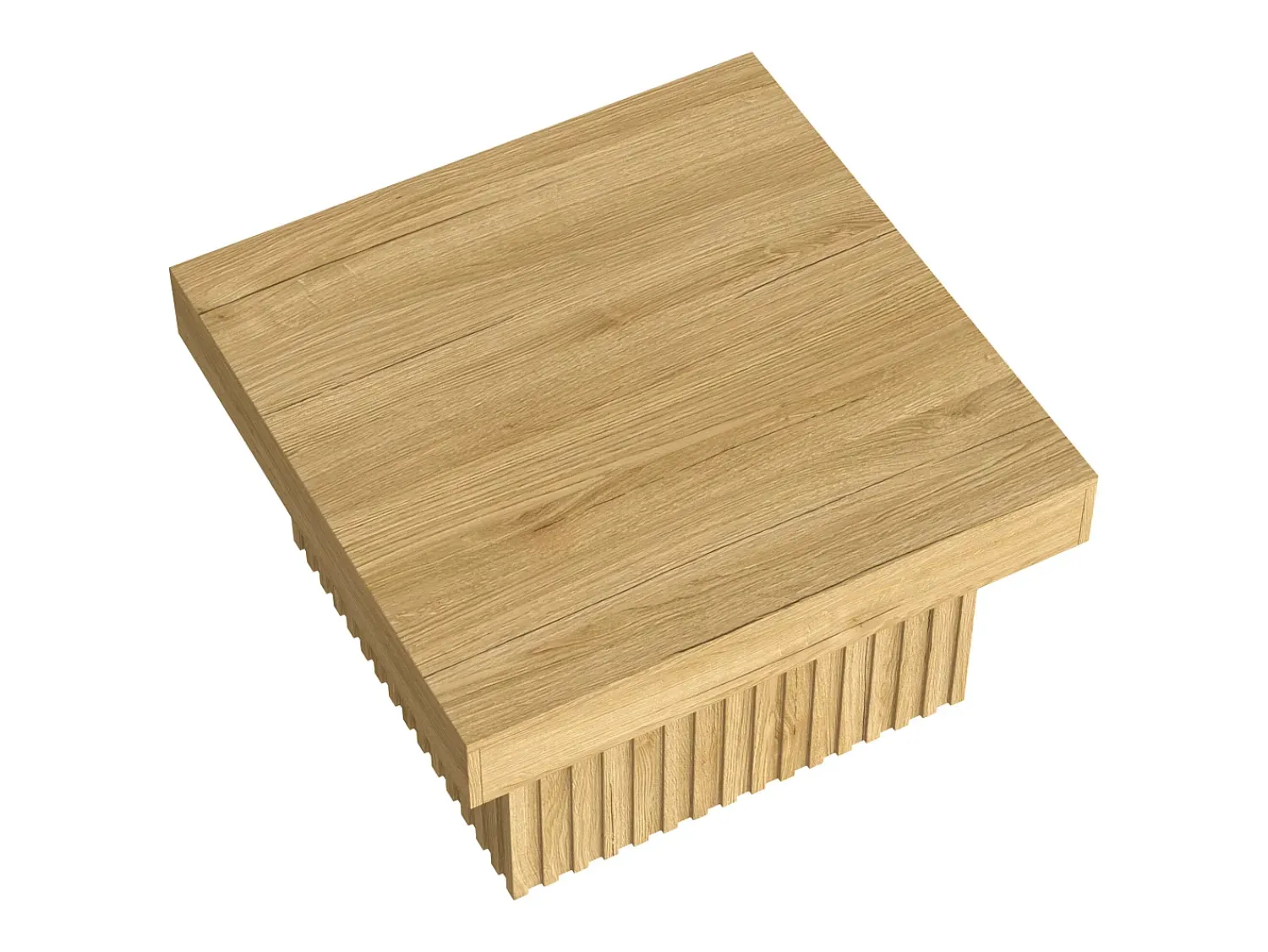 Mesa De Centro*Hauss Spole Mesa de centro natural, aglomerado e MDF, 79x79x46cm Natural claro