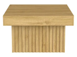 Mesa De Centro*Hauss Spole Mesa de centro natural, aglomerado e MDF, 79x79x46cm Natural claro