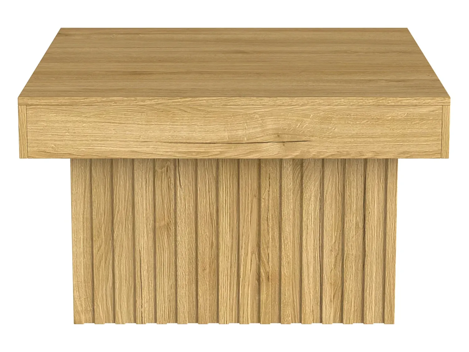 Mesa De Centro*Hauss Spole Mesa de centro natural, aglomerado e MDF, 79x79x46cm Natural claro