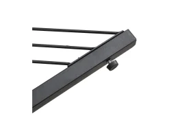 Mesa De Centro|Hauss Spole Mesa de centro nido - Juego de 2 - Tablero efecto mármol de alto brillo - Blanco y negro Branco