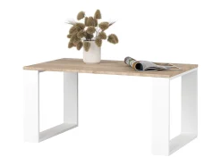 Best Akord Mesa de Centro NOX Carvalho Sonoma / Branco Natural claro / Branco