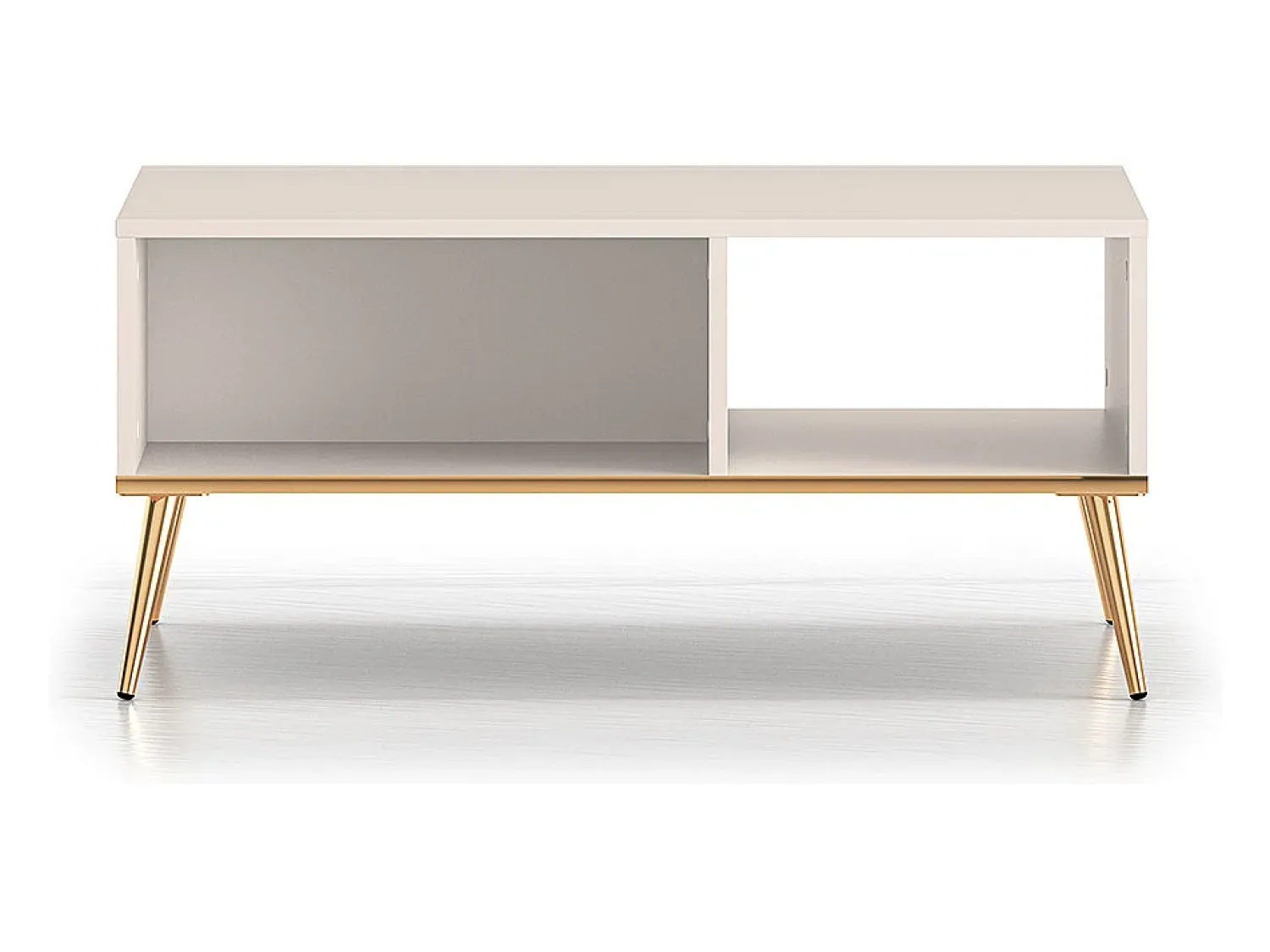 Mesa De Centro|Petits-Meubles Mesa de centro Olivia caxemira 42cm Bege