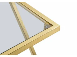 Dmora Mesa de centro Ono, Mesa de centro baixa, Porta-revistas para sofá, Estante de sala, 40x40 h60 cm,^ Mesa De Apoio