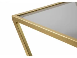 Dmora Mesa de centro Ono, Mesa de centro baixa, Porta-revistas para sofá, Estante de sala, 40x40 h60 cm,^ Mesa De Apoio