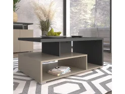 Mesa De Centro*Petits-Meubles Mesa de centro Opio e antracite 45cm Taupe