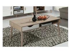 Mesa De Centro|Meublorama Mesa de centro OSLO. Móvel estilo escandinavo. Branco