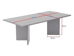 Mesa De Centro|Concept-Usine Mesa de centro oval branca 119x60cm efeito travertino TOPI Verde