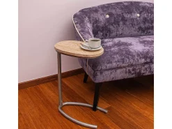 Discount Mesa de centro oval em mármore Bege