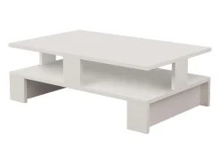 Mesa de Centro Palace White 80x28x50cm Sala de Jantar Moderna^ Mesa De Centro