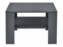 Mesa De Apoio*Helloshop26 Mesa de centro para sala de estar 60 x 60 x 40 cm cinza escuro 03_0008434 Cinzento