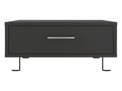 TuHome Mesa de centro Pequim com gaveta , 26.16 cm X 59.94 cm X 59.94 cm ,^ Mesa De Centro