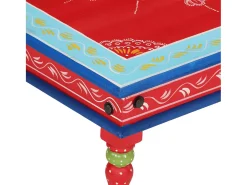 Mesa de centro pintada à mão mangueira maciça PT125199^ Mesa De Centro