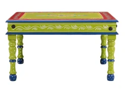 Mesa de centro pintada à mão mangueira maciça PT337372^ Mesa De Centro