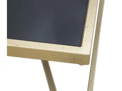 Mesa De Centro| MESA DE CENTRO PIRÂMIDE CM 110X60X45 Dourado
