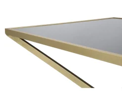 Mesa De Centro| MESA DE CENTRO PIRÂMIDE CM 110X60X45 Dourado