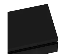 Hauss Spole Mesa de centro preta com iluminação LED e gaveta, aglomerado, 100x50x40,3 cm^ Mesa De Centro