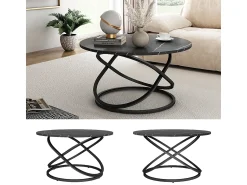 Mesa De Centro*Vicco Mesa de centro 79.5x62x46 calgary Preto